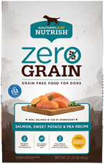 Rachael Ray NUTRISH Zero Grain Salmon & Sweet Potato Recipe Dry Dog Food 23 Pounds