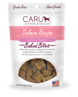 Caru Dog Natural Salmon Recipe Bites 4Oz.