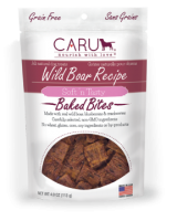 Caru Dog Natural Wild Boar Treats Bites 4Oz.