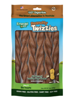 Emerald Pet Peanutty Twizzies Dog Treat 6 Pk, 9 In, 12 Oz