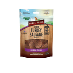 Emerald Pet Purely Prime Sausage Original Turkey Dog Treats 3 oz