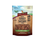 Emerald Pet Purely Prime Sausage Turkey Plus Carrot and Quinoa Dog Treats 3 oz