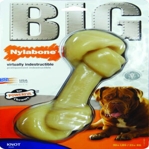 Nylabone Power Chew Mega Knot Bone Big Dog Chew Toy Mega Knot, Chicken, 1ea/XXL/Monster 1 ct