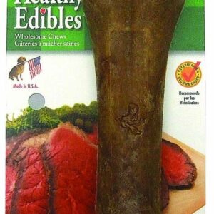 Nylabone Healthy Edibles AllNatural Long Lasting Roast Beef Flavor Chew Treats 1 Count, 1ea/Souper  50 lb