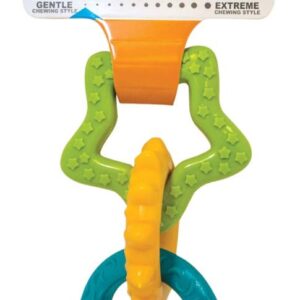 Nylabone Puppy Power Chew Puppy Teething Rings Bacon, 1ea/SMall/Regular 1 ct