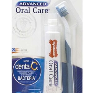 Nylabone Advanced Oral Care Senior Dog Dental Kit Senior Dog, Bacon, 1ea/3 ct