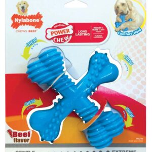 Nylabone Power Chew XShaped Dog Bone Chew Toy XShaped Bone, Beef, 1ea/Large/Giant 1 ct