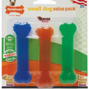 Nylabone FlexiChew Dog Dental Pack Flexi  Dental, Variety, 1ea/XS/Petite 3 ct