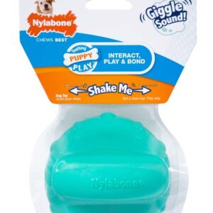 Nylabone Puppy Toy Giggle Ball Ball, Original, 1ea/Medium/Wolf 1 ct