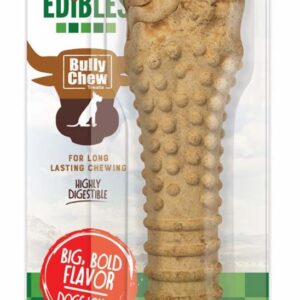 Nylabone Healthy Edibles Bully Chews Natural Dog Treats Made With Real Bully Stick 1 Count Souper - 50+ Lb