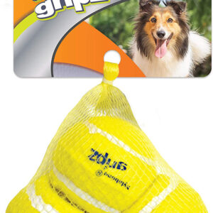 Nylabone Power Play Dog Tennis Ball Gripz Tennis, 1ea/Medium 3 ct