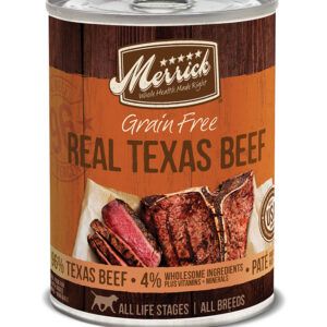 Merrick Grain Free Real Texas Beef Canned Dog Foods (Case of 12)