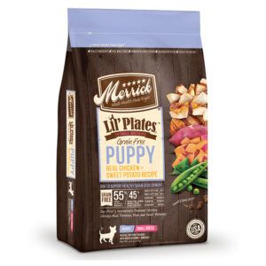 Merrick Lil' Plates Grain Free Puppy Real Chicken and Sweet Potato Recipe 12 Lbs
