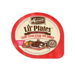 Merrick Lil' Plates Grain Free Teeny Texas Steak Tips Dinner  (Case of 12)