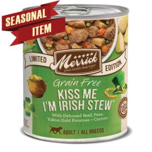 Merrick Dog Seasonal Kiss Me I'M Irish 12.7 Oz.(Case Of 12)