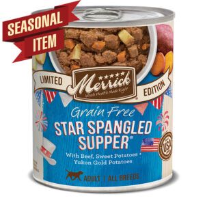 Merrick Dog Seasonal Star Spangled Supper 12.7Oz