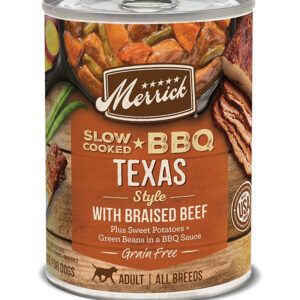MERRICK DOG SLOW-COOKED GRAIN FREE TEXAS STYLE BEEF 12.7oz (Case of 12)
