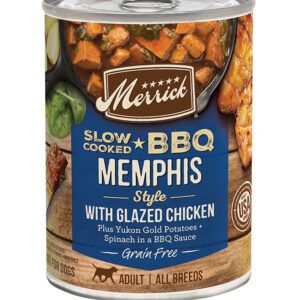 MERRICK DOG SLOW-COOKED GRAIN FREE MEMPHIS STYLE CHICKEN 12.7oz (Case of 12)