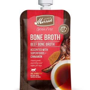 MERRICK DOG BONE BROTH GRAIN FREE BEEF 7oz (Case of 14)