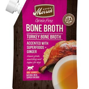 MERRICK DOG BONE BROTH GRAIN FREE TURKEY 16oz (Case of 10)