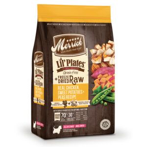 Merrick Lil' Plates Grain Free Real Chicken and Sweet Potato With Raw Bites Recipe 12 Lbs