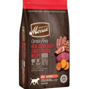 Merrick Dog Grain Free Bison Beef & Sweet Potato 4Lb