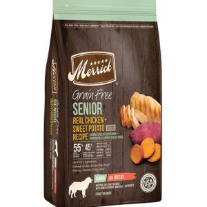 Merrick Dog Grain Free Senior Chicken & Sweet Potato 22Lb