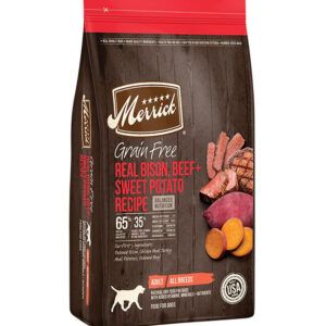 Merrick Dog Grain Free Bison Beef & Sweet Potato 22Lb