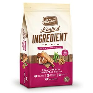 Merrick Limited Ingredient Diet Grain Free Real Turkey and Chickpeas Recipe 4Lb