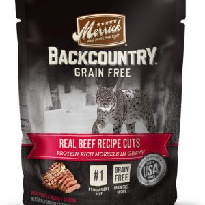 Merrick Cat Backcountry Real Beef 3oz. (Case of 24)