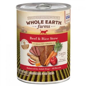 Whole Earth Farms Dog Grain Stew Beef 12.7oz. (Case of 12)
