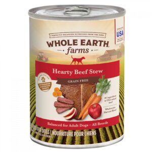 Whole Earth Farms Dog Grain Free Beef 12.7oz. (Case of 12)
