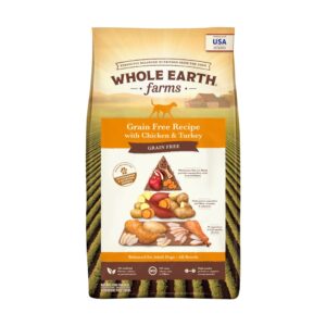 Whole Earth Farms Dog Grain Free Chicken Turkey 4lbs.