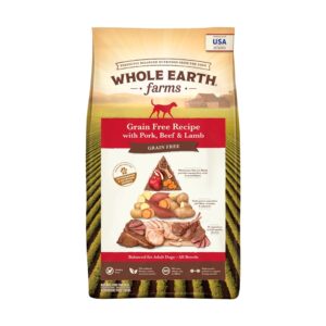Whole Earth Farms Dog Grain Free Beef Lamb 25Lb