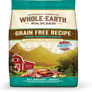 Whole Earth Farms Dog Grain Free Turkey and Duck 4Lb