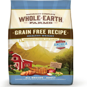 Whole Earth Farms Dog Grain Free Healthy Weight 14Lbs