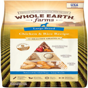WHOLE EARTH FARMS DOG GRAIN LARGE BREED CHICKEN 37LB
