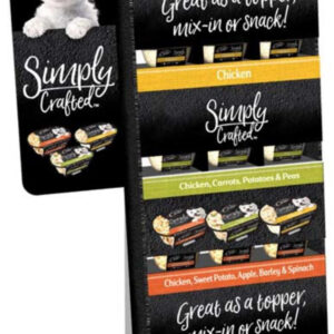 Cesar Simply Crafted Dog Wet Food Floorstand/Powerwing Display Mixed 54 Ct