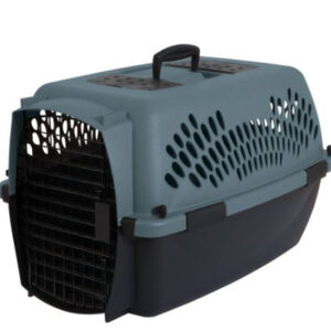 Aspen Fashion Pet Porter Dog Kennel Hard-Sided Falcon, Black 24 in