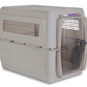 Petmate Giant Vari Dog Kennel Bleached Linen Hard-Sided Taupe 48 in