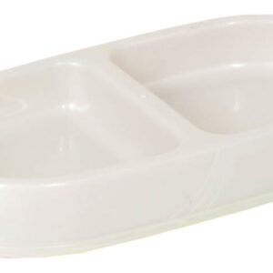 Petmate Lightweight Double Diner Dish Assorted Small