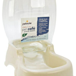 Petmate Pet Cafe Waterer Pearl Silver Large