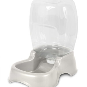 Petmate Pet Cafe Waterer Pearl Silver Medium
