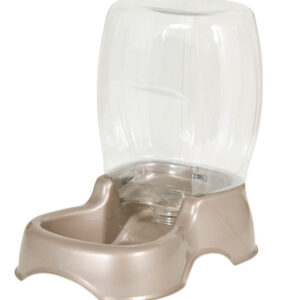 Petmate Pet Cafe Waterer Pearl Tan Small