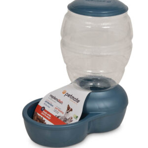 Petmate Replendish Feeder with Microban Pearl Peacock Blue Small