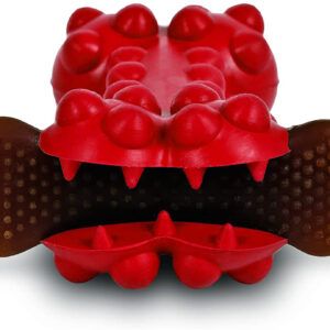 Dogzilla Knobby Bone Dog Toy Medium, 6 X 1.5 X 1 In