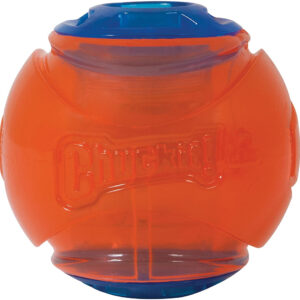 Chuckit! Flash Led Ball Dog Toy Blue, Orange Medium
