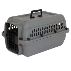 Aspen Traditional Dog Kennel Hard-Sided Gray 20 In