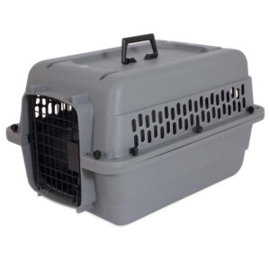 Aspen Traditional Dog Kennel Hard-Sided Gray 24 in