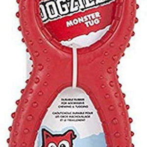 Dogzilla Monster Tug Dog Toy Red Large